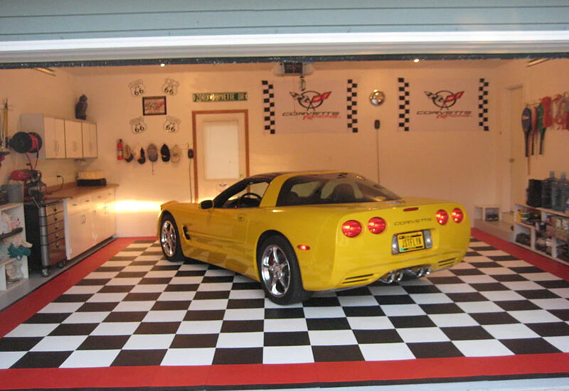 רצפה מודולרית לחניון הבית